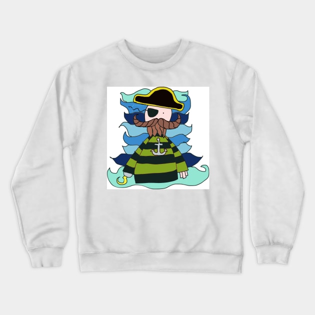 Pirate Crewneck Sweatshirt by Jonesyinc